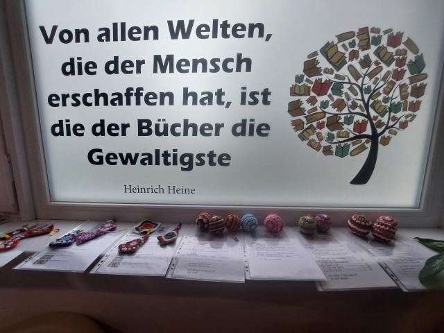 Häkeln in der Bücherei