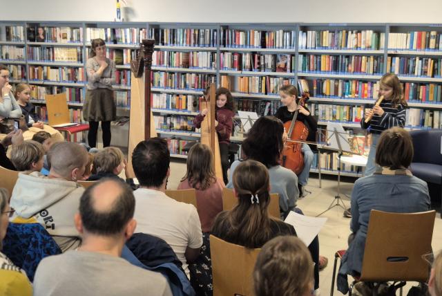 Musikschule in der Bücherei